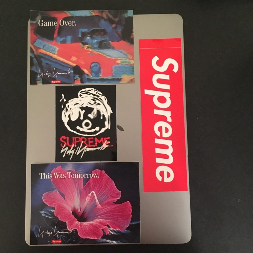 Supreme X Yohji Yamamoto Stickers - Picture 1 of 6